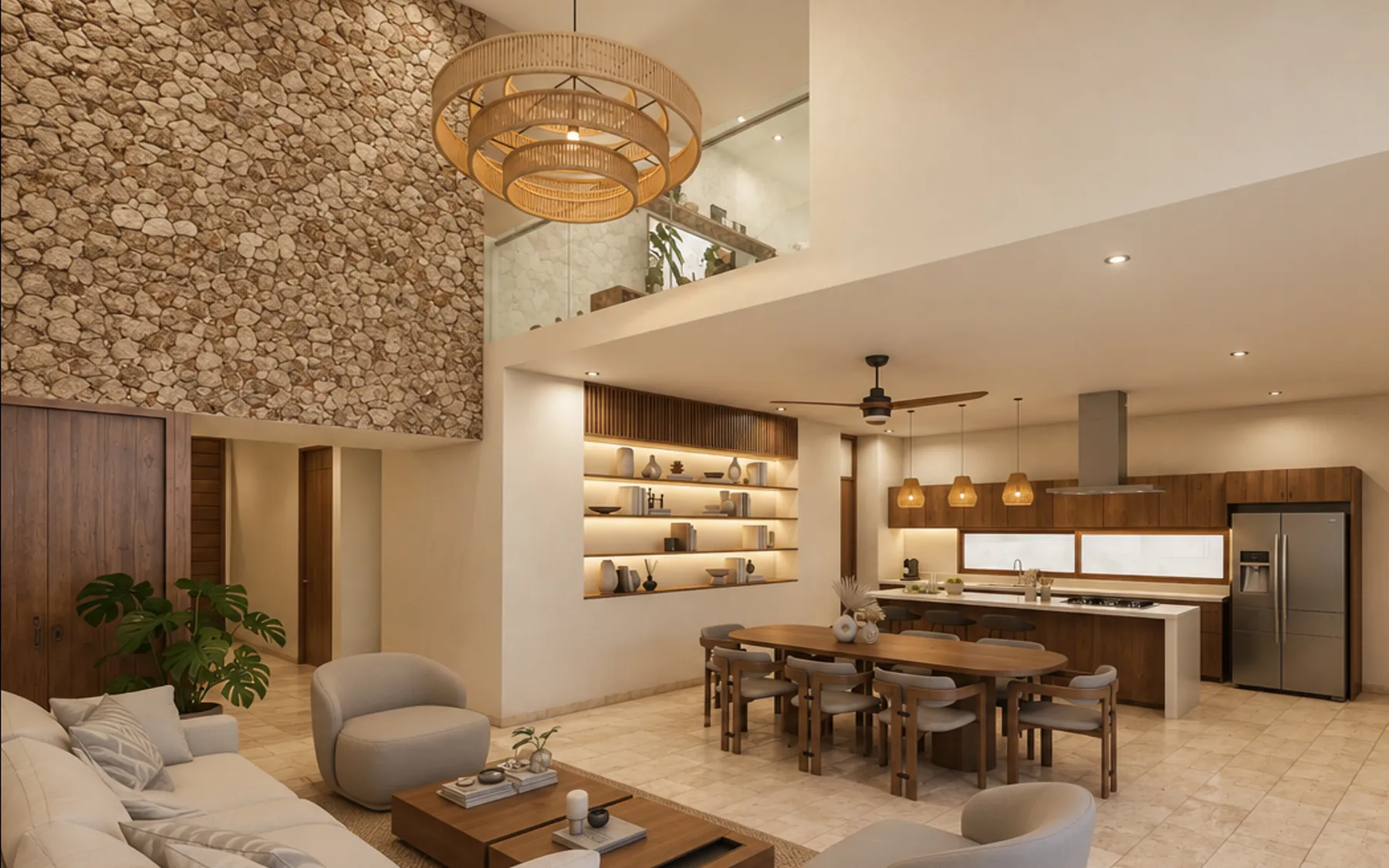Provincia, sala y comedor